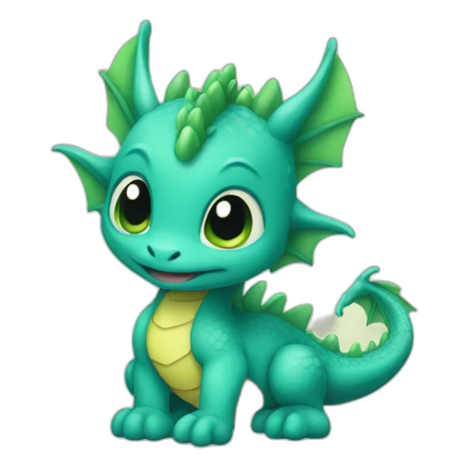 baby dragon sticker