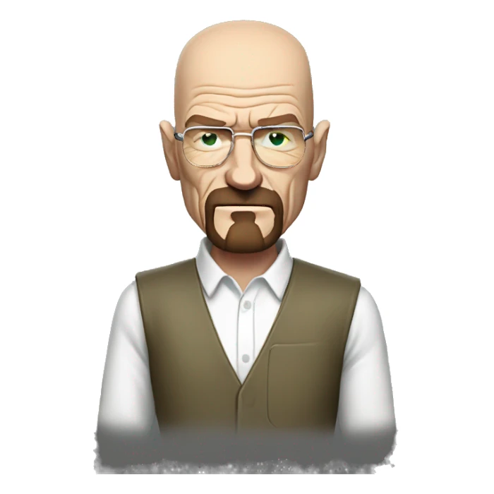 Walter white as a femboy sticker