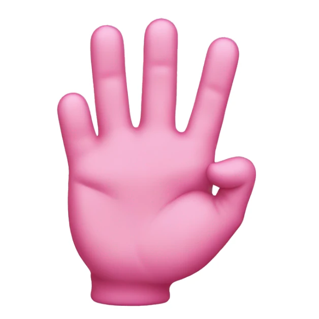 Pink ok sign sticker