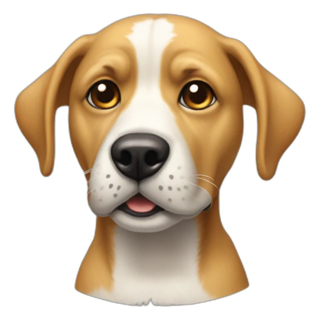 Chien squelettique sticker