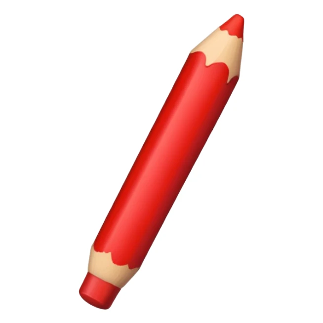 red crayon sticker