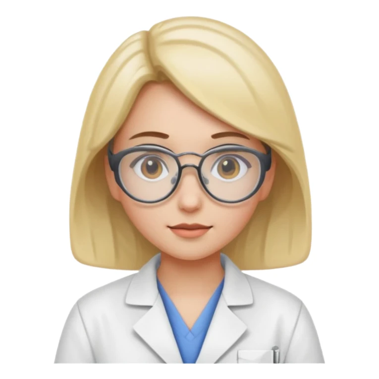 Laboratory girl sticker