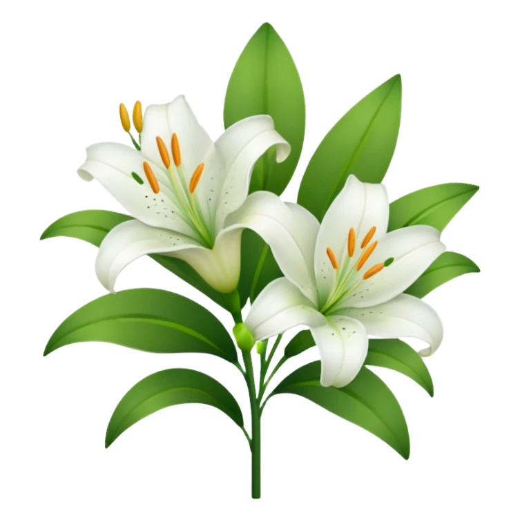 lillies sticker