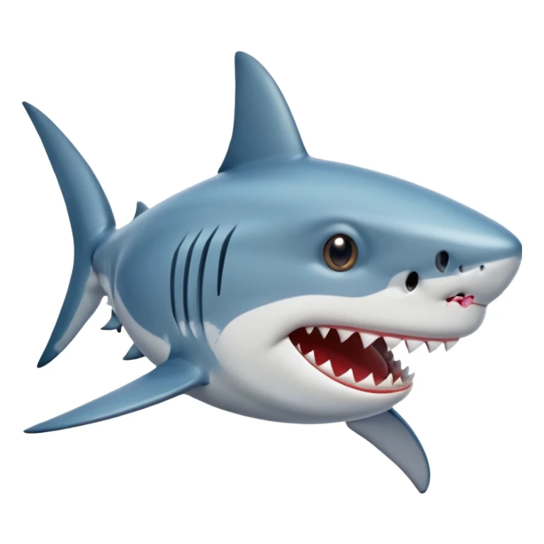 Shark funny 500x500 px sticker