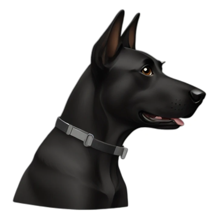 black-dog-malinois-with a paintbrush sticker