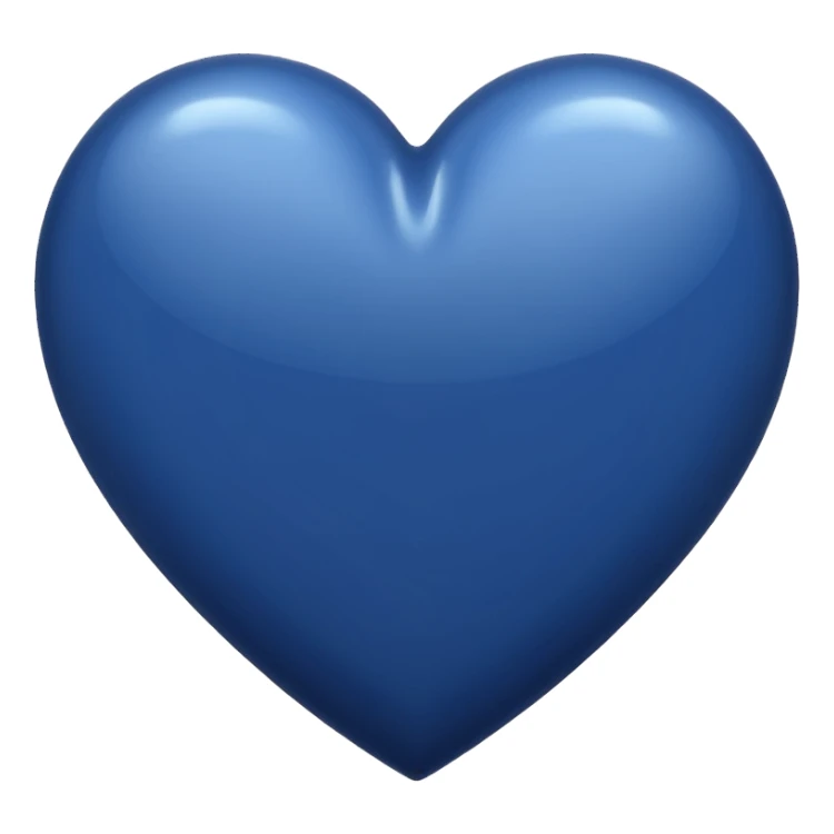 Navy heart sticker