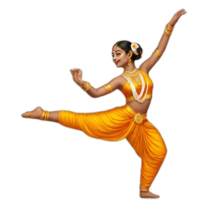 Bharathanatyam Dancer sticker