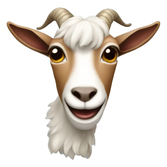 A strawen goat sticker
