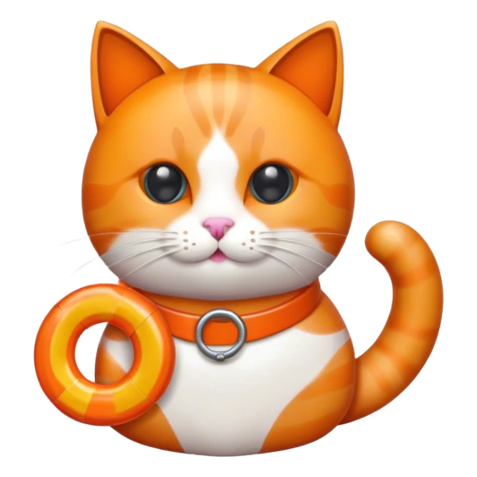 cat with lifesaver gummies sticker