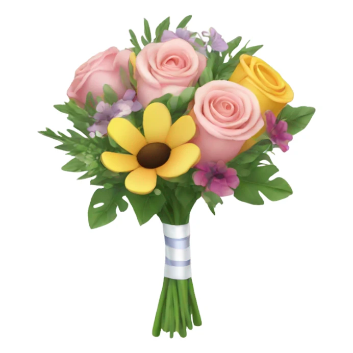 wedding flowers bouquet sticker