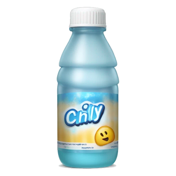 gel bottle with label that says "chilly" sticker