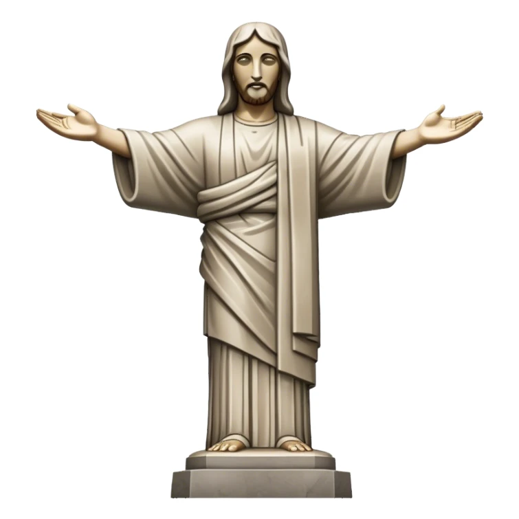 Christ the Redeemer, brazil, no frame sticker