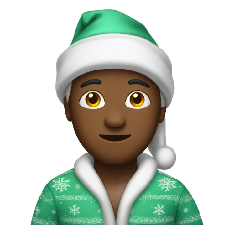 Christmas pajamas sticker