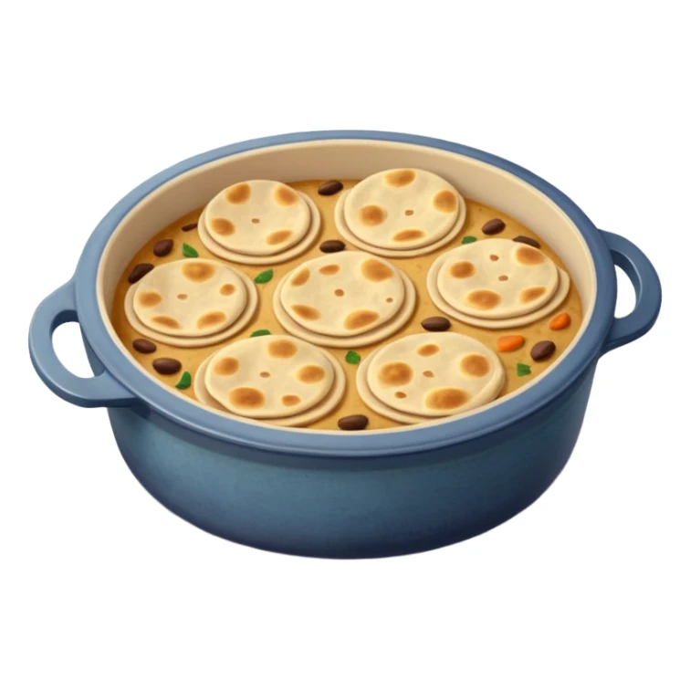 3 indian chapati inside a casserole   sticker
