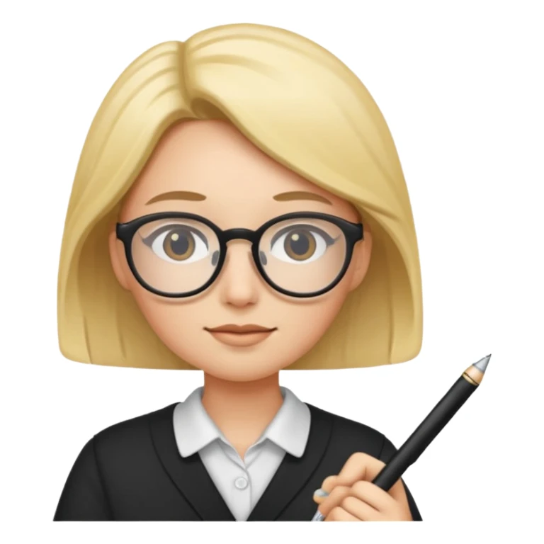 Emoji Schriftsteller sticker