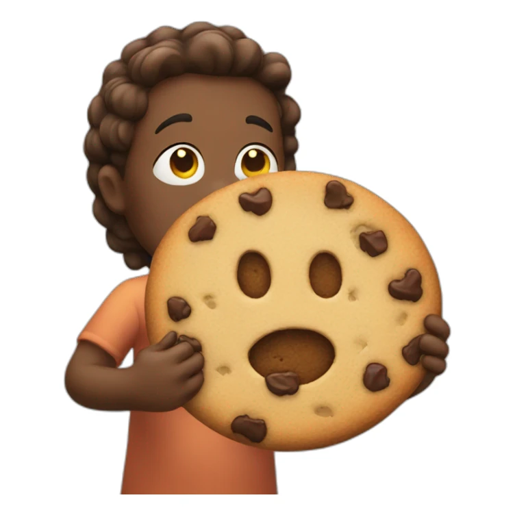 cookie eating sticker