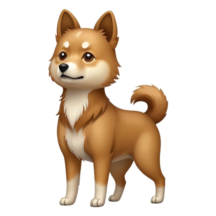 Chinese native dog sticker