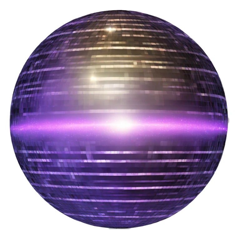 Saturn disco ball  sticker