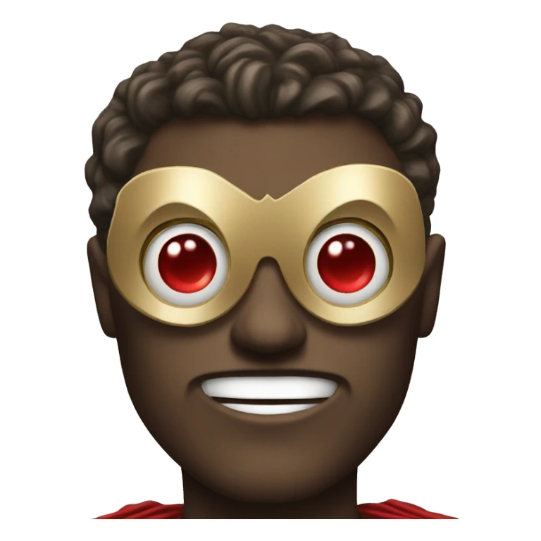 homelander with laser red eyes sticker