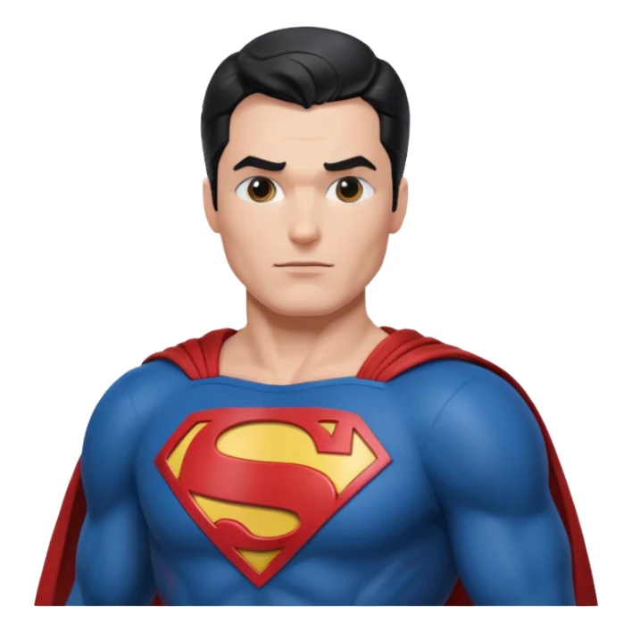 Superman in classic pose sticker