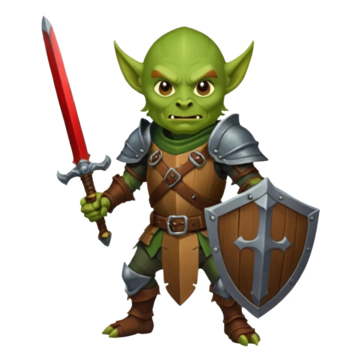 create a dnd style hobgoblin.png using 48x48 pixels size sticker