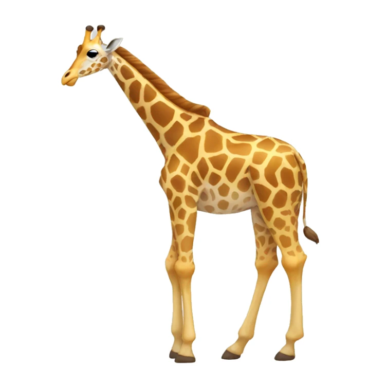 Giraffe fullbody sticker