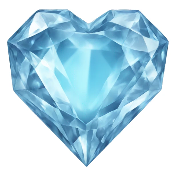 diamond ice heart  sticker
