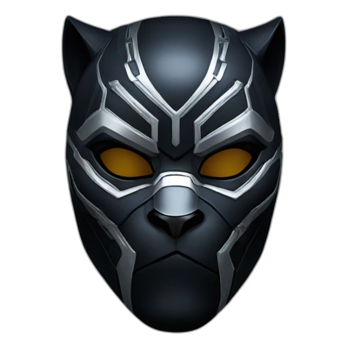 Black Panther, mask, Marvel sticker