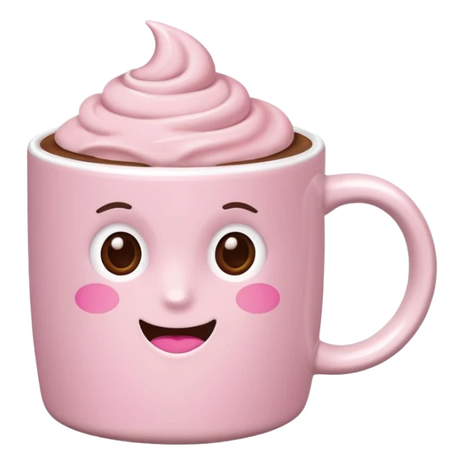 Pink mocha sticker