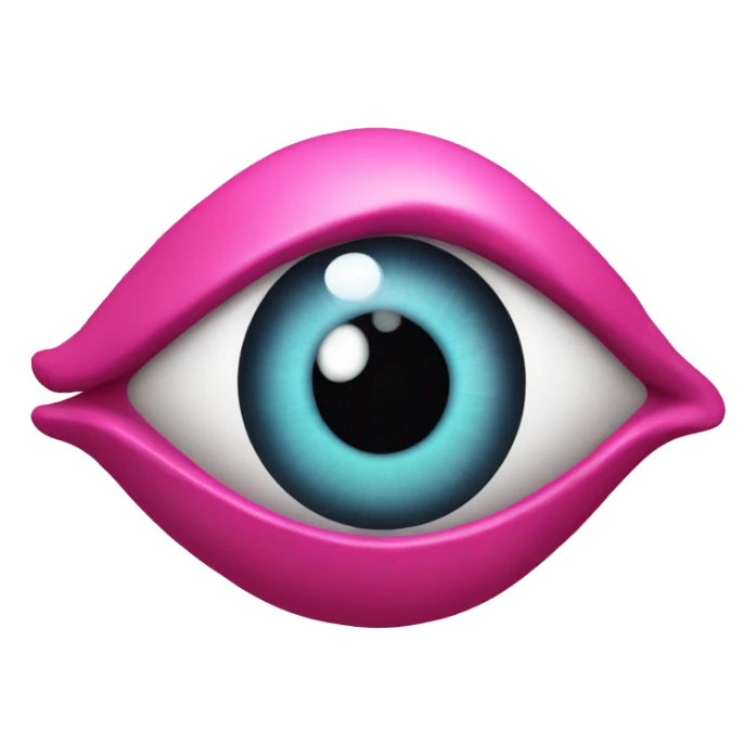 pink evil eye sticker