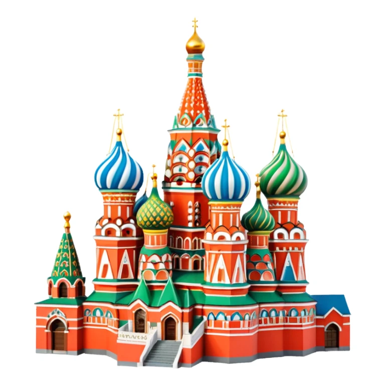 St. Basil's Cathedral Little sticker