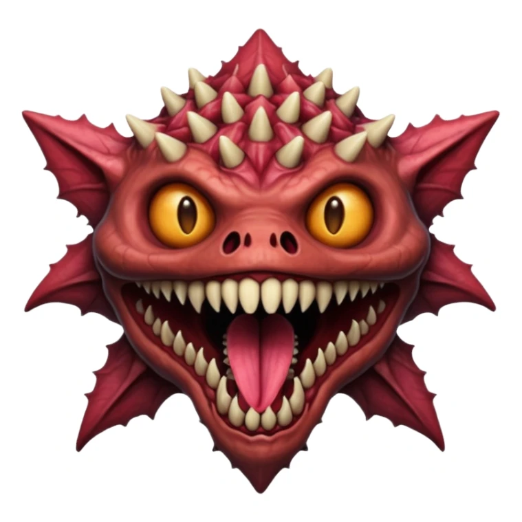 Make a demogorgan emoji sticker