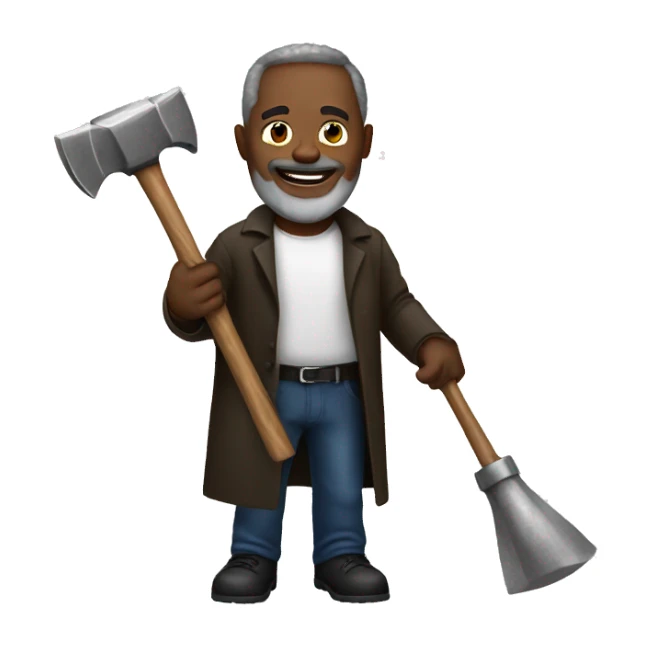 a pastor with a hammer sticker