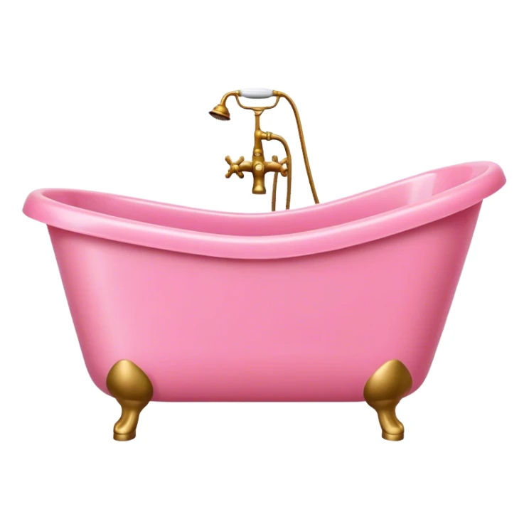 pink bathtub sticker