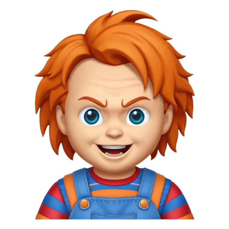 Un emojin de chuky sticker