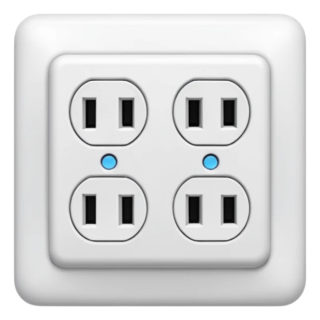Electrical power outlet  sticker