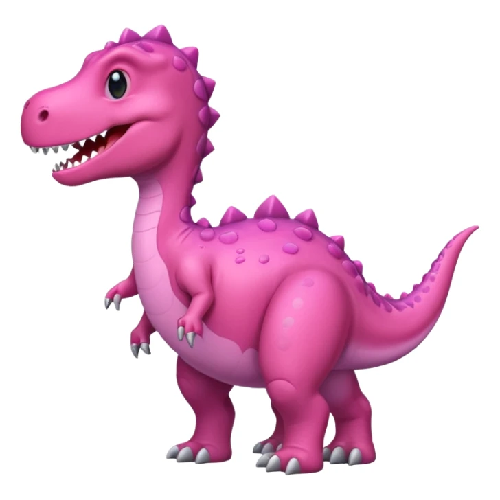 Dinosaurio rosa sticker