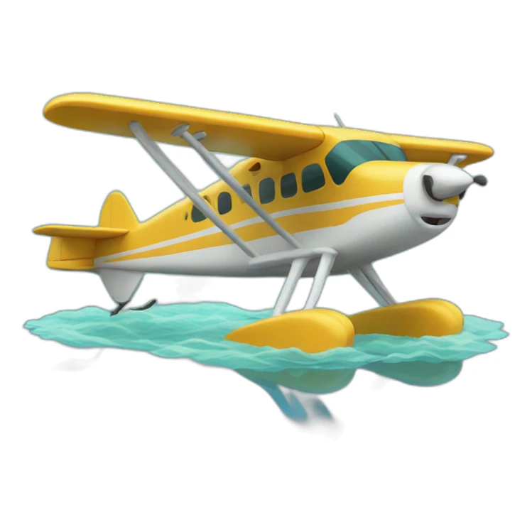 seaplane amphibian sticker