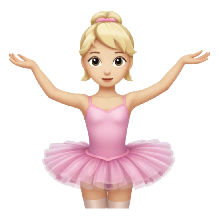balerina blonde sticker