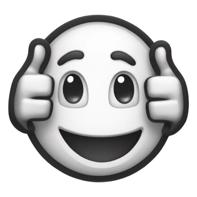 Smiling face with thumbs up sticker