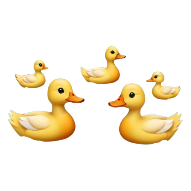 River with ducks without mountains sticker