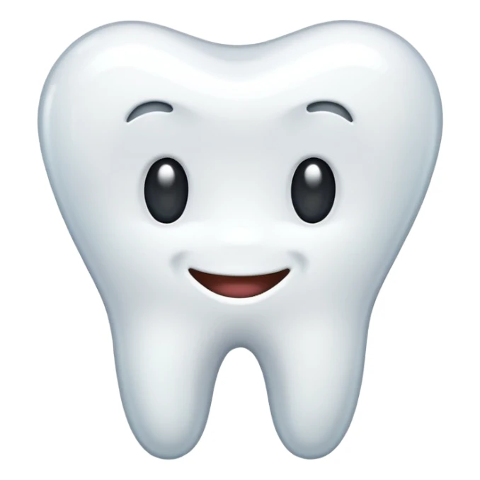 simple tooth sticker