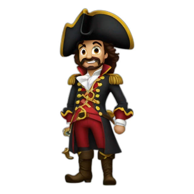 Captain hook sticker