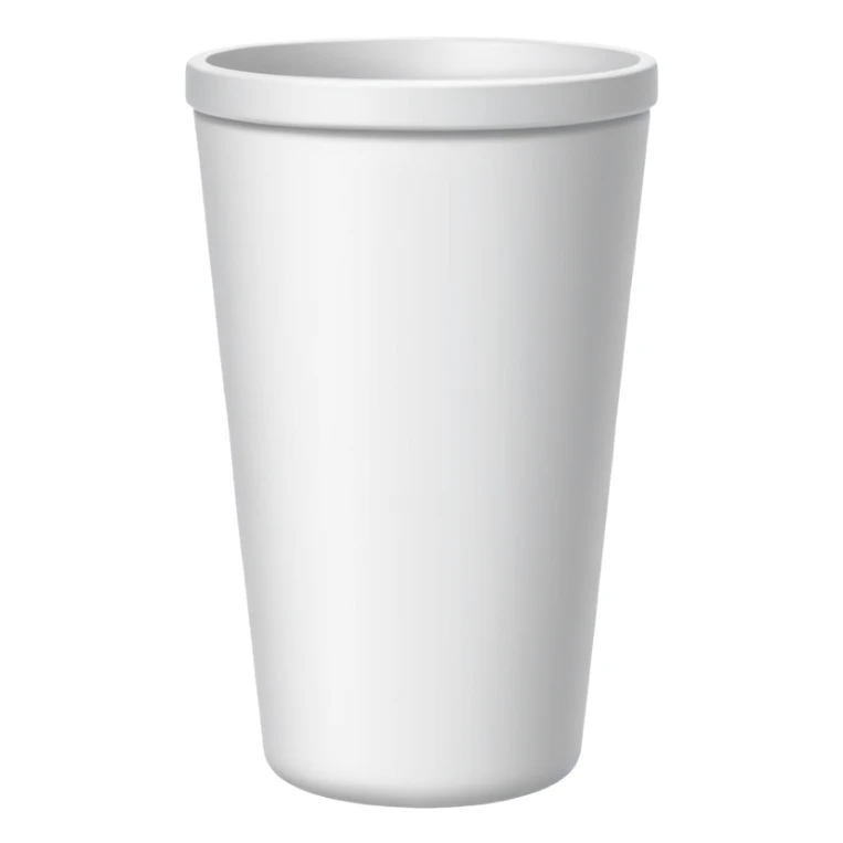 styrofoam cup no lid double cp sticker
