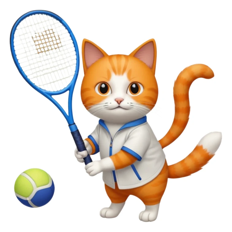 Tennis-Racket Animals sticker