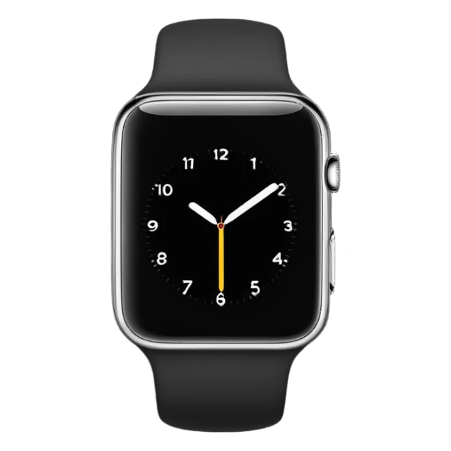 black apple watch sticker