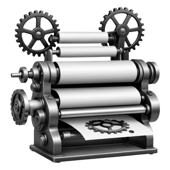 Printing Revolution + Industrial Machines sticker