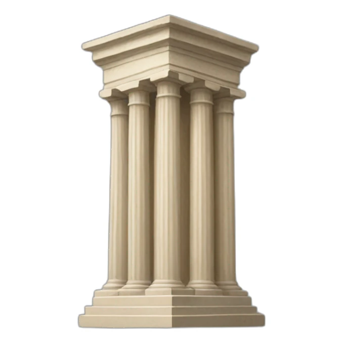 Destilation column sticker