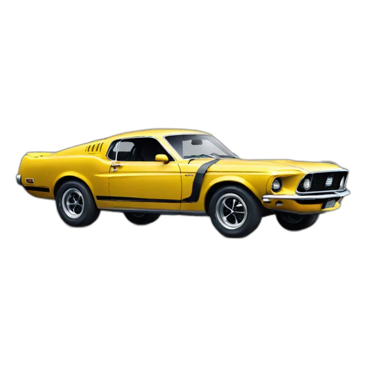 Dynamic Mustang 1969 sticker