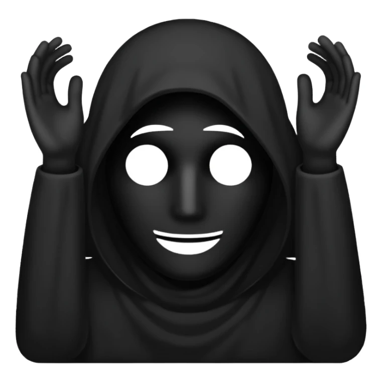 shadow with no face but only a sillhouette  sticker